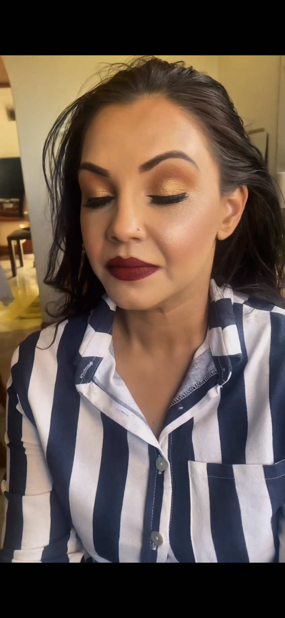 Early morning glam for the stunning Varushka 😍❤️ #mua #makeupbysuv #fyp #foryourpage #SmallBusiness #smallbusinesscheck #trending #makeupartist #pietermaritzburg #beauty #makeuptransformation #weddin #occasionmakeup #hollywoodglam 
