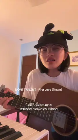 manut learned another thai song 🥹🇹🇭 fell in love with this song when I saw film and emibonnie's version so I studied it! #gmmtv #nonttanont #thaigl #emibonnie #filmrachanun 