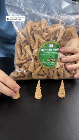 Trả lời @Sầm Thị Mai Nụ xông Trầm Hương Xứ Huế, hoàn toàn bằng tự nhiên thơm nhẹ nhàng mùi trầm mà an toàn cho sức khoẻ, thu hút tài lộc và vượng khí cho gia chủ.  #nutramhuong #nutram #xongnha #xongtramhuong #cauhaihieune 