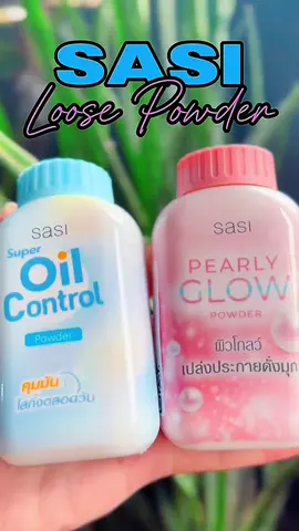 No more oily face and instant glow talaga kapag ito gamit mo na loose powder💕#sasi #loosepowder #sasiloosepowders #oilcontrol #pearlyglow #sasipowder 