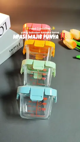 Mau MPASI wajib punya food container ini🥰 #foodcontainer #glasscontainer #wadahmpasi #momwell #mpasi #mpasisehat #mpasihomemade #mpasibayi 