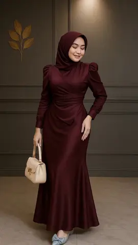 Elisa Dress Burkat By Yumna Collection Satin Silk Premium Wanita Kondangan Muslim Body Fit Viral Mermaid 2025 Terbaru Gamis #fyppppppppppppppppppppppp #dress #mempesona😍😍 