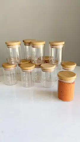 compre já a sua Belifou 200ML Kit 3/6 Potes Para Alimentos Com Tampa Bambu Potes Vidro Potes Pote De Vidro Selado