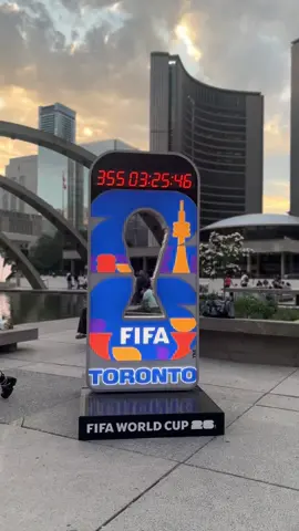 Fifa world cup countdown!!!#worldcup2026 #toronto #canada 