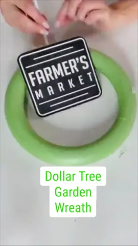 Cutest garden wreath with Dollar Tree finds — budget-friendly and totally adorable! 🌿💚 #DollarTreeDIY #EasyCrafts #dollartree #oliviasromantichome #DIYDecor 