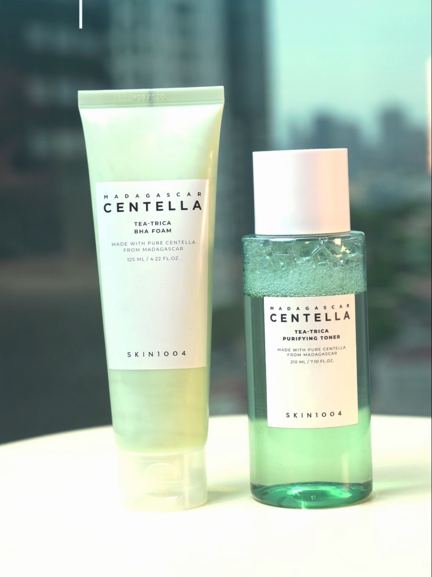 Say hello to ultra‑clarity 🌿✨ The Skin1004 Tea‑Trica Duo—Tea‑Trica BHA Foam & Purifying Toner—sweeps away excess oil and tightens pores for that clean, calm, and glass-skin glow 💚 #Skin1004 #TeaTrica #SkincareRoutine #ClearSkin #BHA #Toner #SkinCareGoals #PoreCare #GlowUp #KBeauty #HealthySkin #SkincareAddict