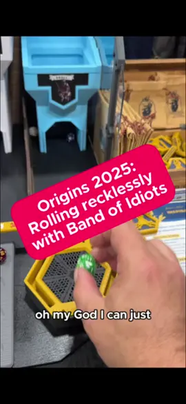 Origns 2025: Rolling recklessly with Band of Idiots #dice #originsgamefair #originsgamefair50th #originsgamefair2025 #boardgamegeek #boardgames #tabletopgaming #ttrpg @bandofidiots10 @OriginsGameFair 