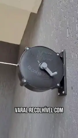 Varal recolhivel 30 metros #casaorganizada #lavanderia #varal 