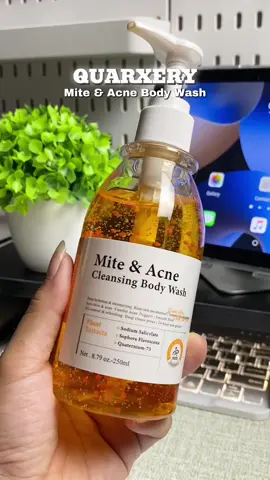 Mite & Acne Cleansing Body Wash!! #bodywash #antiacne #backacne #quarxery #fyp 