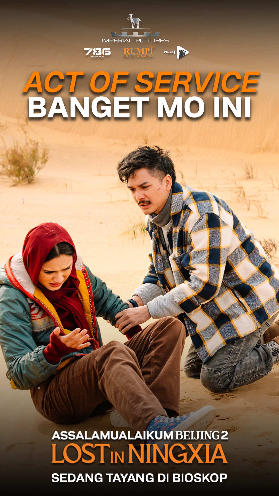 Dibalik kepolosan ku, ada peduli yang jelas terpampang👀 Aku nggak banyak kata, tapi selalu muncul waktu kamu butuh  diam-diam, aku siapin semuanya — tanpa bilang itu bentuk cinta Karena cinta versi Mo: gak pakai janji, tapi selalu hadir Film Assalamualaikum Beijing 2 : Lost In Ningxia — Sedang tayang di Bioskop!  #AssalamualaikumBeijing2 #LostInNingxia #ImperialPictures #Tiktoktainment
