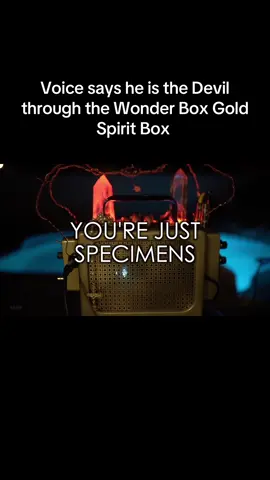 Creepy spirit box session late night back in 2017 with the wonder box gold. 