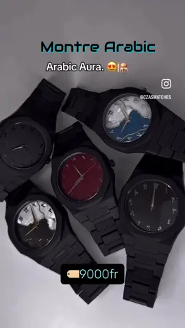 Montre Arabic à 9000fr #pourtoi #foryoupage❤️❤️ #foryou #visibilité #montrehomme #montremuslim #montrenoir #montrealmuslim 