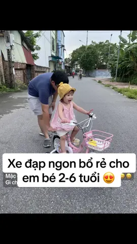 Xe đạp cho bé 2-6 tuổi. Chả mấy chốc mà đánh võng vèo vèo 🤣🤣#xedapchobe #xedap #xedapchobegai @Em bé Minh Sam @Ngô Duyên @Bố Minh Sam #betapdixedap 