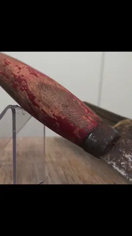 Part 1 Old Knife Restoration - S&S Helle Knife Restoration #Restoration #fyp #ASMR #amazing #knife 