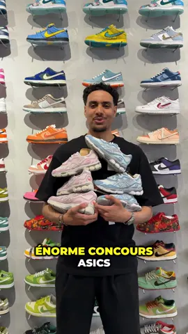 🎉 CONCOURS ASICS GEL-NYC 🎉  On vous fait gagner 2 paires de Asics Gel-NYC 🔥  Pour participer : 👍 Like ce post 💬 Identifie un pote en commentaire 🔄 Republie cette vidéo  🗯️ Commente ton coloris préféré (rose ou bleu) et ta pointure !  1 commentaire = 1 chance de gagner… donc mentionne un max de personnes ! Fin du concours : 29 juin Bonne chance à tous 🍀 #concours #giveaway #asics 