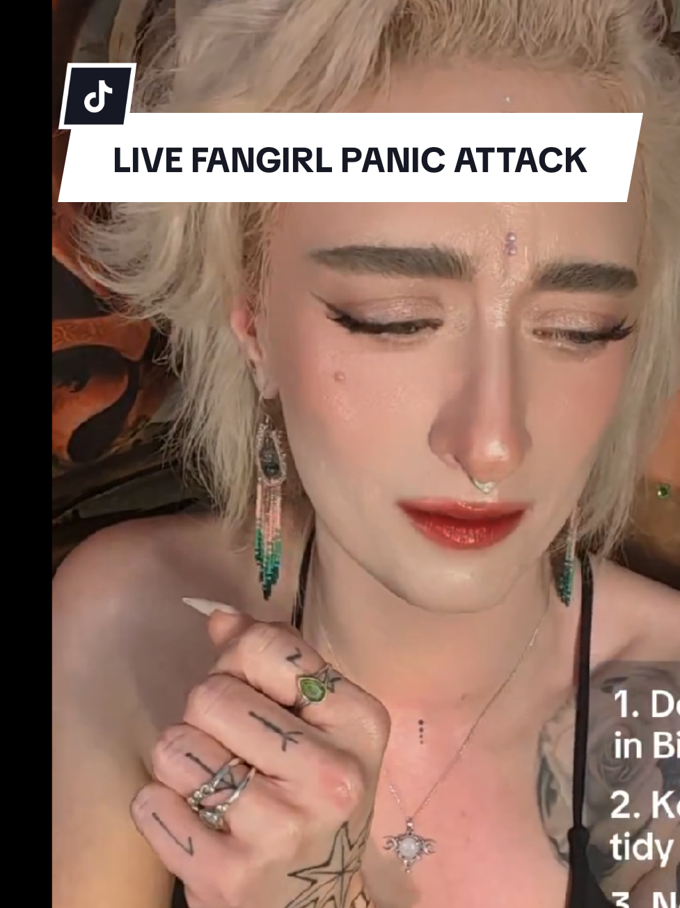 ☠️🌪️Live fangirl freak out👀☠️... Witch6 is a spaz #tiktoklive #livehighlights #livetiktok #tiktoklive #livestream #tarot  #funny #fyp #foryou #foryoupage #metaphysics #tarot #tarotreading #tarotlive #intuitive #psychic #medium #spirituality #divine #healing #transformation #awakening #consciousness #energy #occult #esoteric #wisdom #knowledge #truth  #ascension #manifestation #abundance #prosperity #gratitude #joy #happiness #community #support  #inspiration 