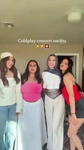 #fyp #foryoupage #coldplayconcert #coldplayconcertoutfits #concertoutfit #classyoutfits #hijabioutfits #arab #indian #miniskirt #bandanahairstyle #concert #pinterestaesthetic #outfitinspo 