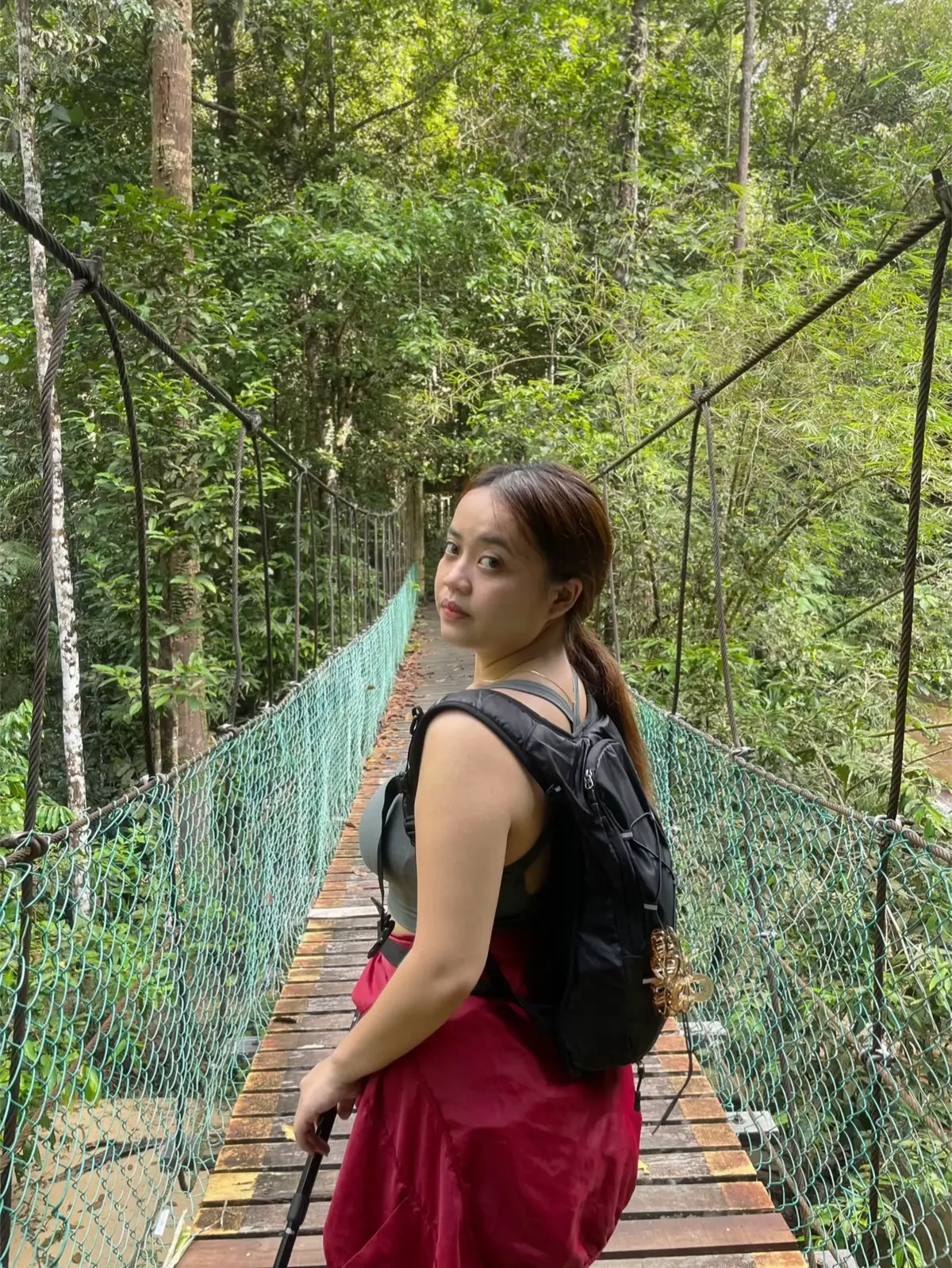 • 45 minutes  📌HQ-Latak / easy trail  📌 Latak - Nibong / hard trail  📌 Nibong - Pantu / easy trail  📌 Pantu - HQ / easy trail  #hikingadventures #sarawak #lambir 