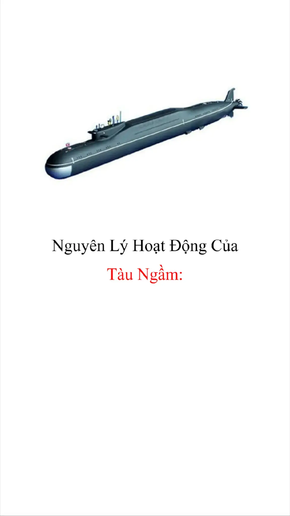 Nguyên lý hoạt động của Tàu Ngầm #vatly #2k8xps #2k8 #2k7quyettamdodaihoc #2k7 