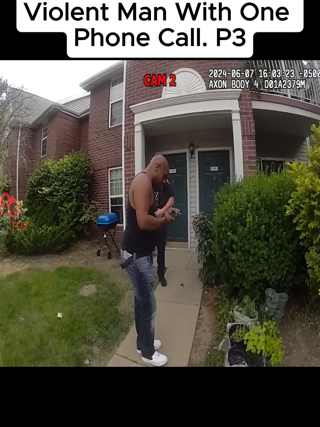 11 y/o Girl Outsmarts Violent Man With One Phone Call #fyp #usa #cops #police #criminal #bodycam #cam #situation #shorts