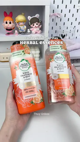 Combo gội xả thuần chay Herbal Essences #herbalessences #daugoithuanchay #combogoixa 