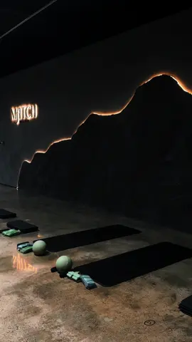 the cutest new mat pilates studio @Match Pilates w @MR MATCHA gelato 💚