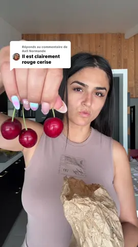 Réponse à @Axll Normande l’histoire d’un sac rouge cerise 🍒 