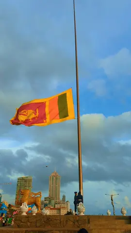 Flag Ceremony - Galle Face #srilankan_tik_tok🇱🇰 #colombosrilanka #flag #proud #viral #evening #fyp 