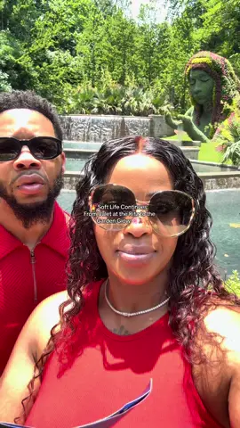 Checked out of the Ritz like royalty 👑 and stepped into the softest garden day ever 🌿✨ Just me, my man, and a whole vibe. #MarriedSoftLife 🥰 @Ritzcarlton Hotelc @botanicalgardens_ #fyptzcarlton#valet#atlanta 