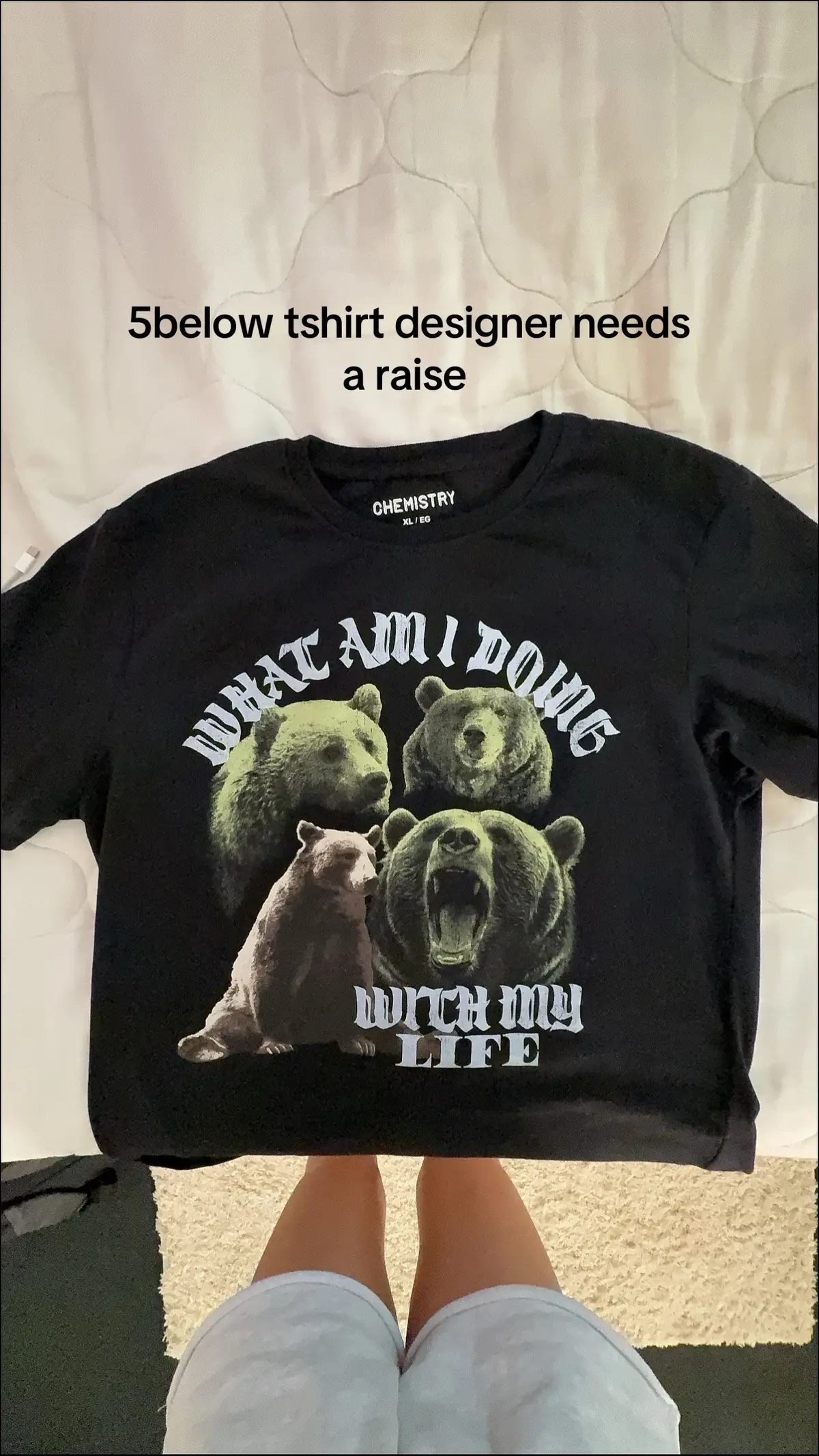 they were sold out of “I got that dog in me” but got this gem instead‼️