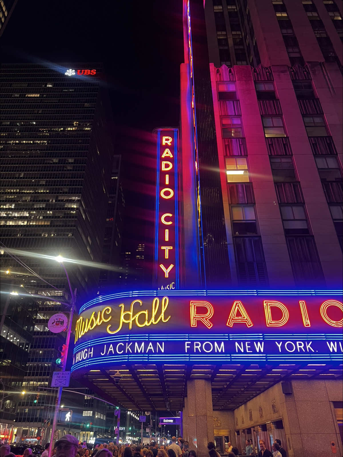 Hugh Jackman Live From New York w/ Love Part 1.  The quality on my phone isn’t great, but I had to record some of the show to rewatch later.   #hughjackman #radiocitymusichall #wolverine #lesmiserables #musicman #thegreatestshowman #nyc 