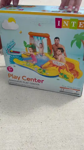 Intex inflatable dinosaur play center. #tiktokshop #intexpool #intex #intexkiddiepool #fyp #Summer 