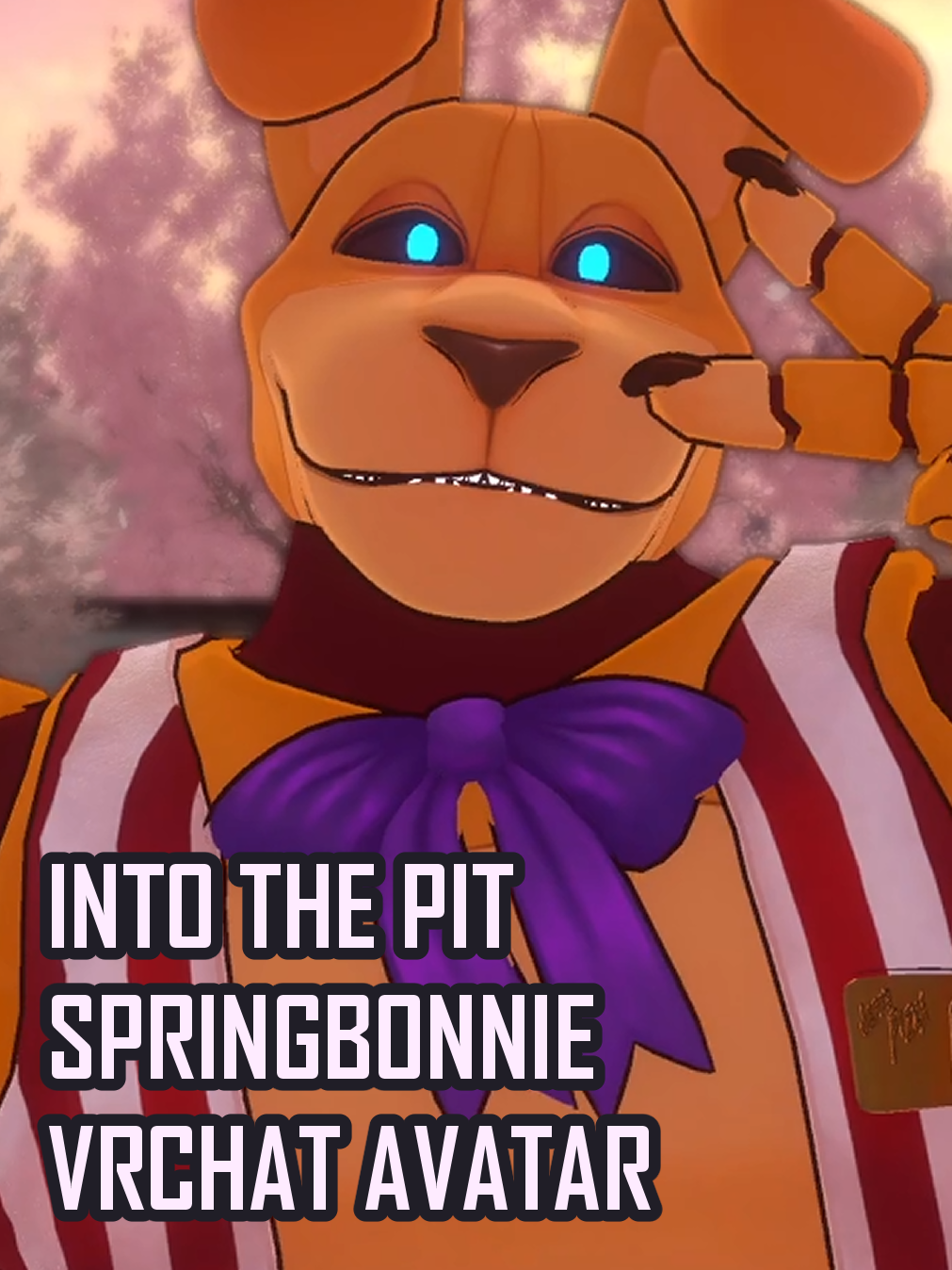 After a year of work off and on, my ITP Springbonnie avatar is complete. This was one hell of a passion project, to say the least! The Into the Pit book was my first intro to the FNAF community, so it's a fitting way to celebrate nearly four years in the community. <3 #FNAF #Fivenightsatfreddys #springbonnie #vrchat #springtrap