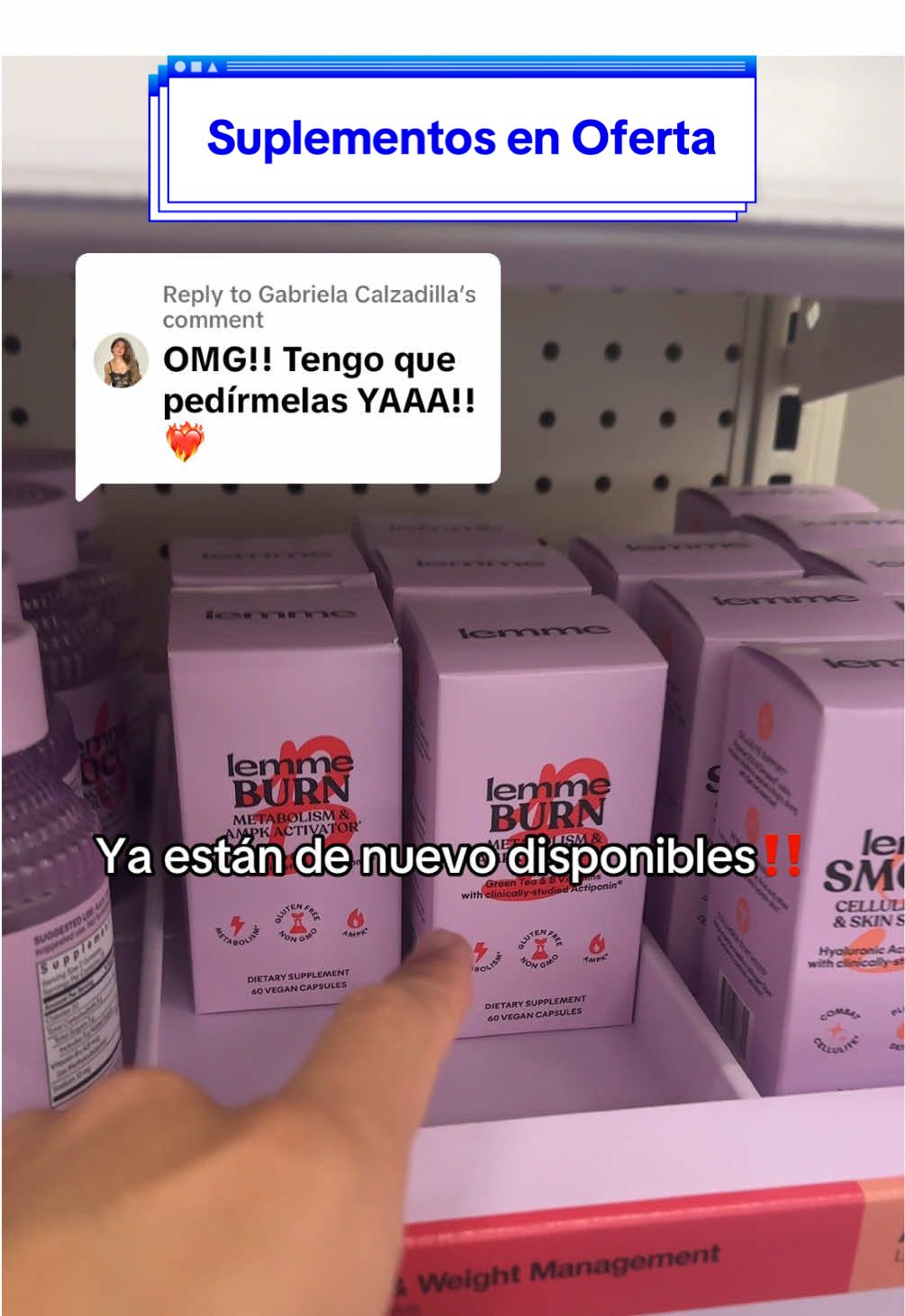 Replying to @Gabriela Calzadilla chicas preparen ese cuerpo para el verano! #lemme #lemmesupplements #supplements #healthtips  #womenshealth #dealsforyoudays #tiktokshopcreatorpicks @lemme 