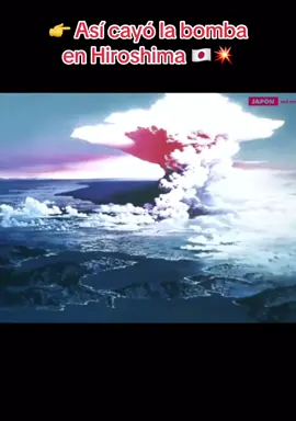 El anime que muestra como fue la caída de la bomba atómica 