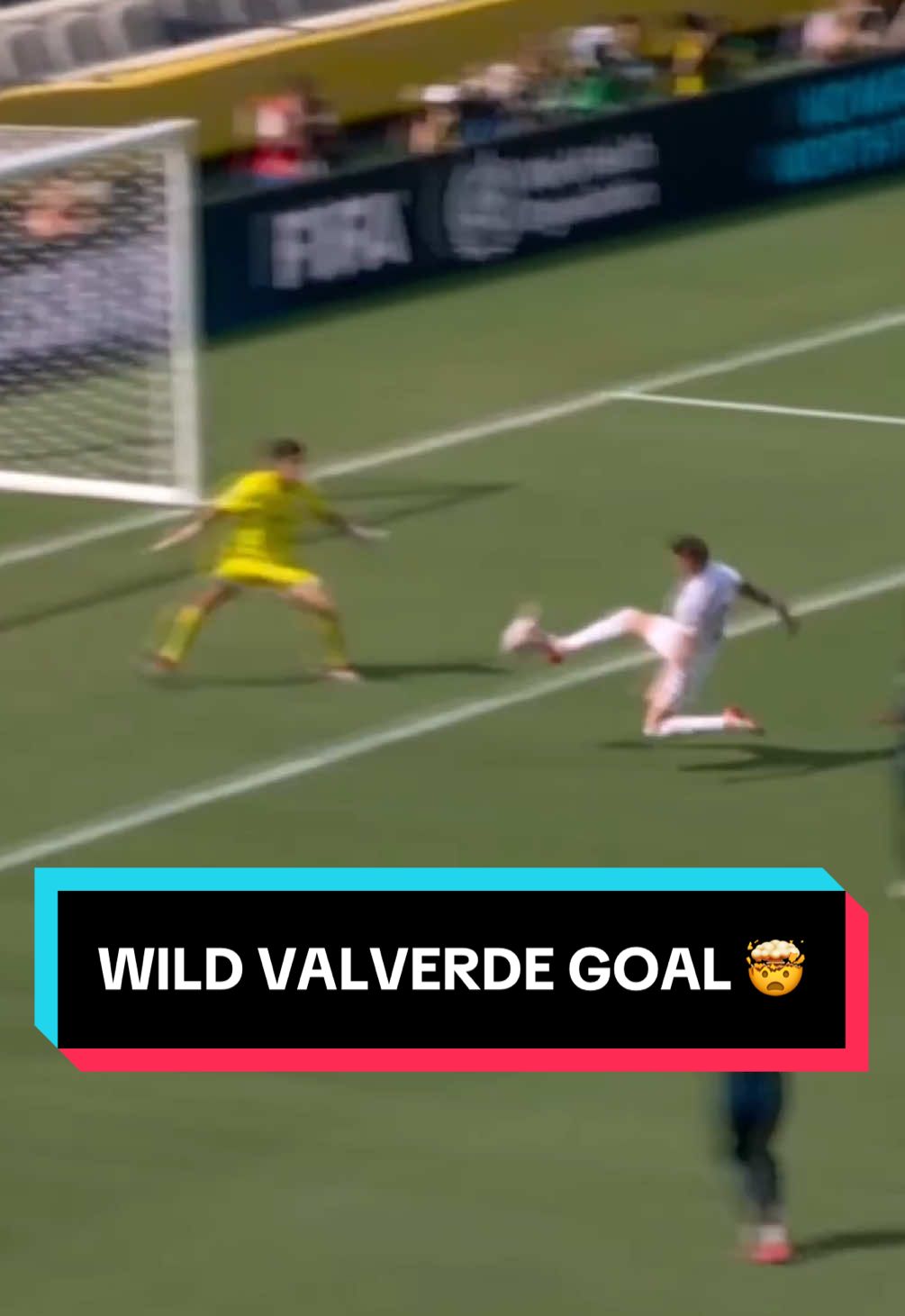 Valverde crazy touch gives Real Madrid a third goal 🔥  Catch the @FIFAClubWorldCup | June 14 - July 13 | Every game. Free. | DAZN.com | #FIFACWC #TakeItToTheWorld #RMAPAC #RealMadridPachuca