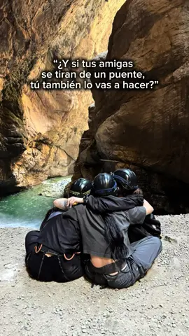 🤷🏻‍♀️🤷🏻‍♀️🤷🏻‍♀️ ni modo, no? #fyp #puentingcañondeautisha #cañondeautisha #friendshipgoals #humor #puenting 