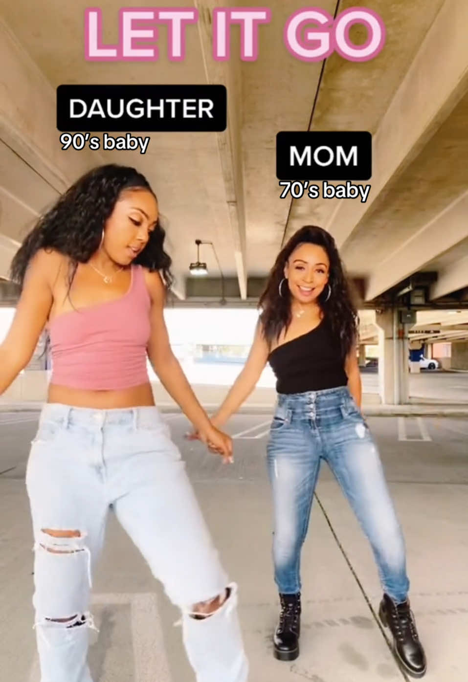 Let it go! 💞 w/ @A N I Y A H  L A N A E🤟🏾 #fypシ゚viral #momdaughter #fyp #foryou #letitgo 