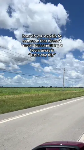 bonus points for it being a 5 hour flight before the 5 hour drive each way