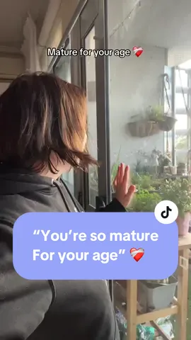 And just wait until you realise how many of those adults you trusted, told you how “mature” you were to make you feel “special” so THEY could say and do things things to you that were NOT in fact appropriate for THEIR age and developmental level 👀👀 #neurodivergent #queer #autism #mentalhealthmatters #psychology #adhd #autistic #anxiety #whosaidthat #depressionanxiety 