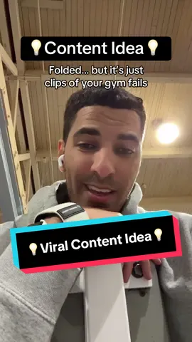 I swear this would do numbers for the #GymTok community 💪 #contentideas #gymfails 
