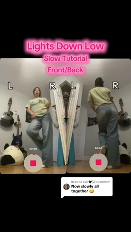 Replying to @Syn 🖤☠️ I feel like this looks goofy but here y’all go!! Slowed down tutorial with front AND back perspectives 🤩 (original dc: @Kiana) #fy #fyp #dance #dancetok #dancetutorial #dancechallenge #lightsdownlow #lightsdownlowdance #lightsdownlowdancetutorial #whemly 