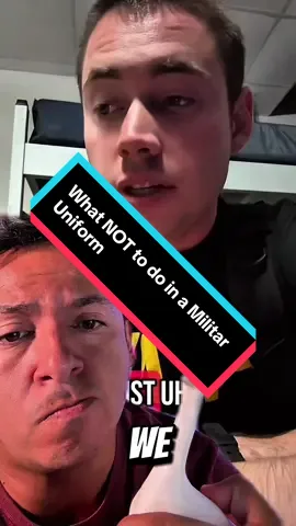 Here’s what NOT to do in a Military Uniform #army #marines #navy #airforce #spaceforce #military #miltok #veteran #war #iran 