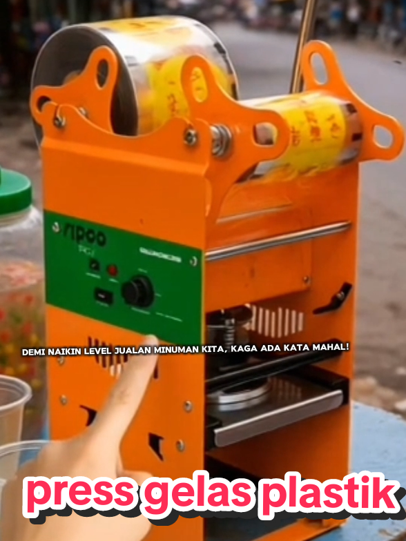alat mesin cup sealer gelas plastik #cupsealer #pressgelascup #pressgelas #satuharisatukonten #cuantanpabatas✅ #gratisongkir #racuntiktok 