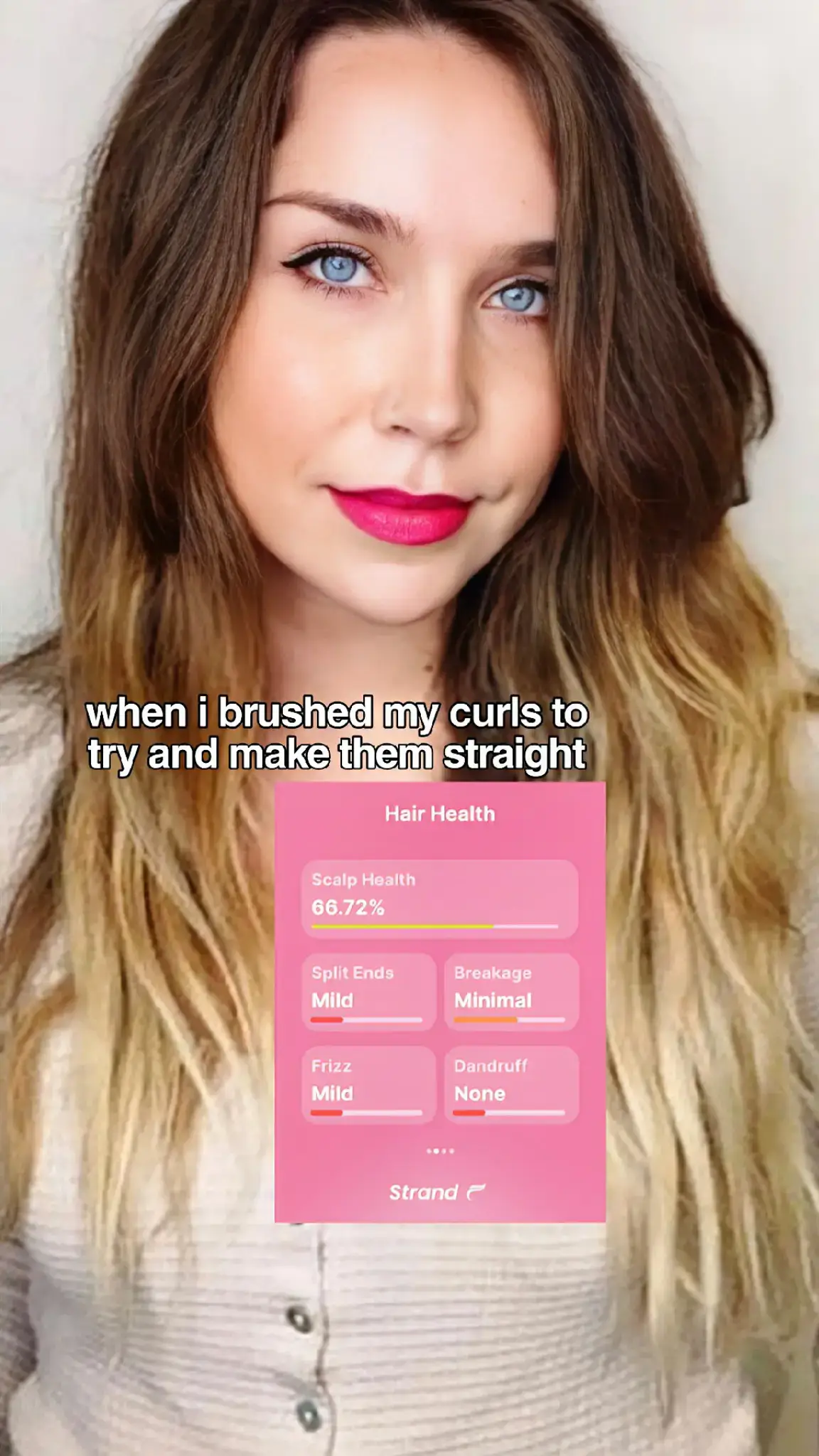 My hair after using #strand #strandai #fyp #strandaiapp 
