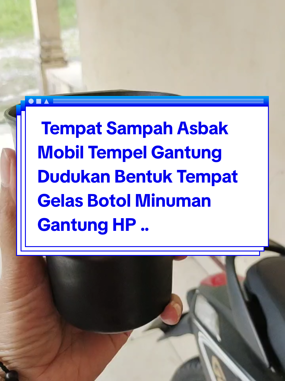 2in1 Tempat Sampah Asbak Mobil Tempel Gantung Dudukan Bentuk Tempat Gelas Botol Minuman Gantung HP Smartphone Kacamata Cup Holder Armrest Door Side Seat Back Door Pocket Kait Pintu Tambahan Universal Multifungsi Organizer Aksesoris Perapih Mobil AUTOMOTO https://vt.tokopedia.com/t/ZSkcq7AWe/ #tempathp #wadahbotol #tempatsampahmini #tempatbotol #dudukangantunganmotor 