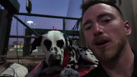 POST GAME INTERVIEW! It seems Chief is completely unbothered by the pressure of his big debut! Great first @theofficialfirefighters headliner weekend!