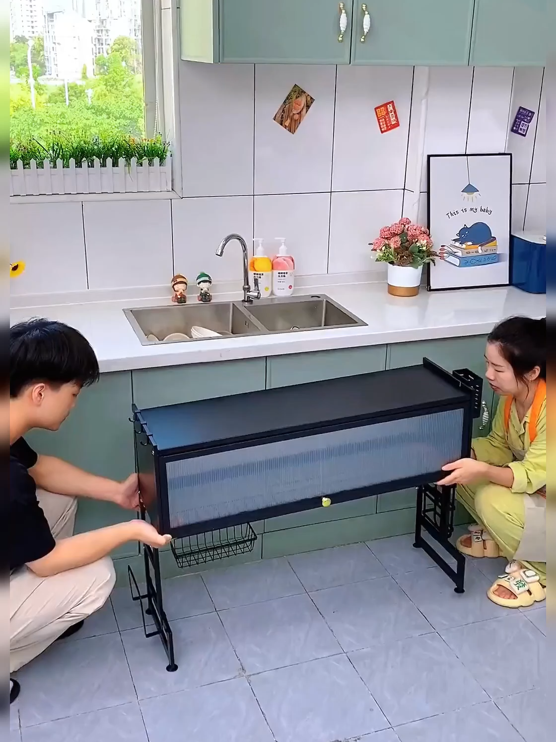 ชั้นวางอ่างล้างจานนี้แข็งแรงมากและราคาถูกมาก!