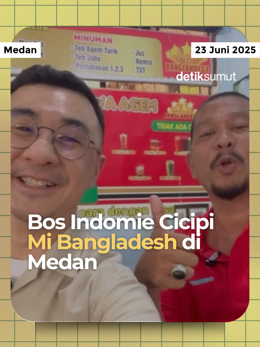 NGILER BANGET 🍜🍜🍜 Axton Salim, Bos Indomie, berbagi momen seru di Instagram saat mengunjungi warmindo legendaris di Medan, mencicipi mie Bangladesh yang terkenal. Axton Salim merupakan generasi ketiga pemegang bisnis Salim Group yang membawahi Indofood, produsen merek mi instan Indomie. 