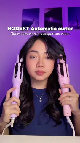 Another day, another Hodekt automatic curler old version vs. new version comparison video. 😂 Kung undecided ka pa din, watch this vid. Pause nyo na lang mga sizt. If goal mo lang is makapag curl both of them works. It depends na lang what type of curl ang bet mo maachieve. Tight curls ba? Loose/Big curls ba? In terms of durability, can't say anything yet with the new version kasi as of today, ilang days ko pa lang sya natest, compared to old version na 2 years na sakin kaya sure ako na matibay talaga. No issues for me!!! If bet nyo, nasa yellow basket lang. #hairtok #hodekt #hairhacks #haircurler #hairtutorial #hairstyle 